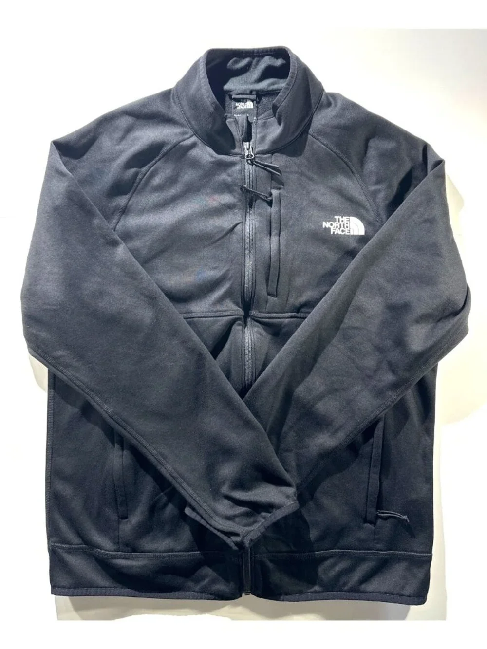 The North Face Mens Black Full-Zip Fleece Jacket M